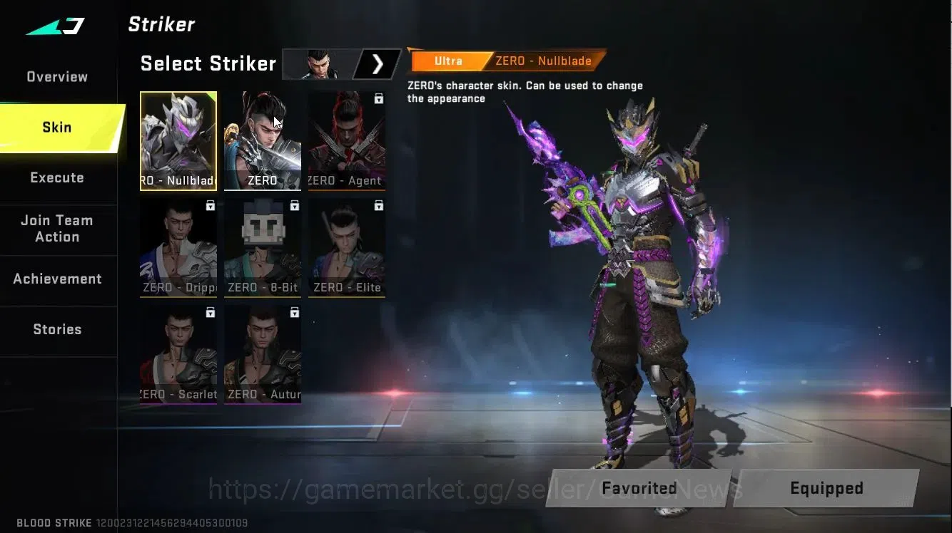 Blood Strike Accounts ASIA|ETERNAL DEagle Lv2|Collab 7DS[AK47,Kar98,QBZ9 image 3