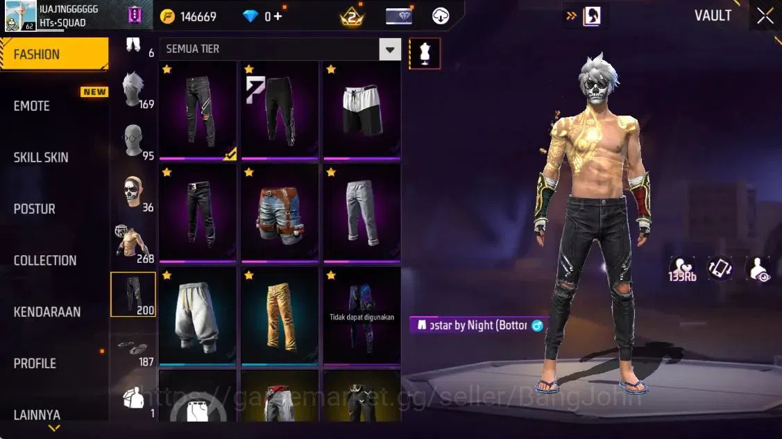 Free Fire Accounts Indonesia | Evo(Thompson Lv5) | M1887 Emerald Powe image 10