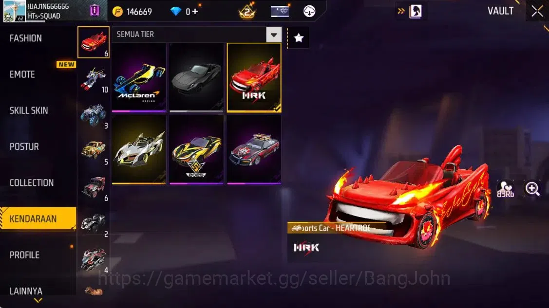 Free Fire Accounts Indonesia | Evo(Thompson Lv5) | M1887 Emerald Powe image 14