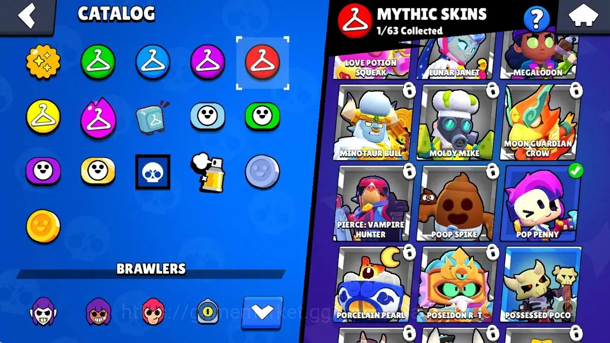 Brawl Stars Accounts Android | 1548 Thropy|20 Brawler -2 Max (Mortis Hy image 15