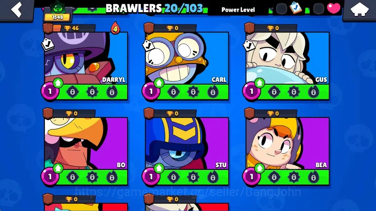Brawl Stars Accounts Android | 1548 Thropy|20 Brawler -2 Max (Mortis Hy image 7