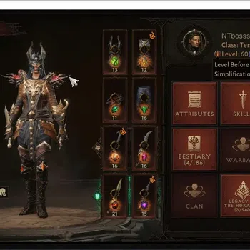 Diablo Immortal Accounts High-End NA - High Heavens | 60 (524) Tempest-Vanquisher | CR 36K | Reso 330 | Inferno 3 | Varog Lv