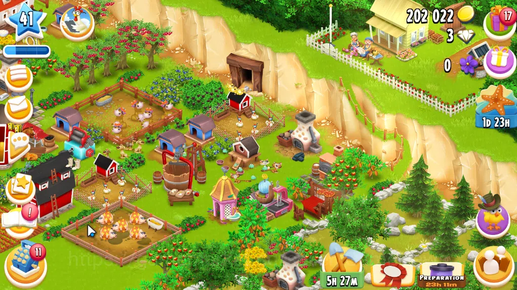 Hay Day Accounts Level 41 | Barn Storage 1100 + Silo Storage 625 | 202k Coins, 3 Diamonds |CN ON|Log Supercell ID|Take 2