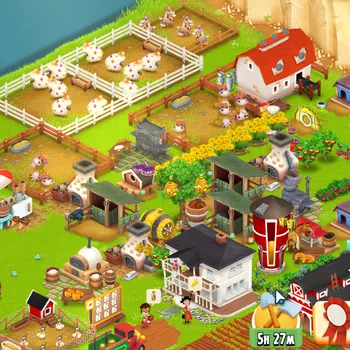Hay Day Accounts Level 41 | Barn Storage 1100 + Silo Storage 625 | 202k Coins, 3 Diamonds |CN ON|Log Supercell ID|Take