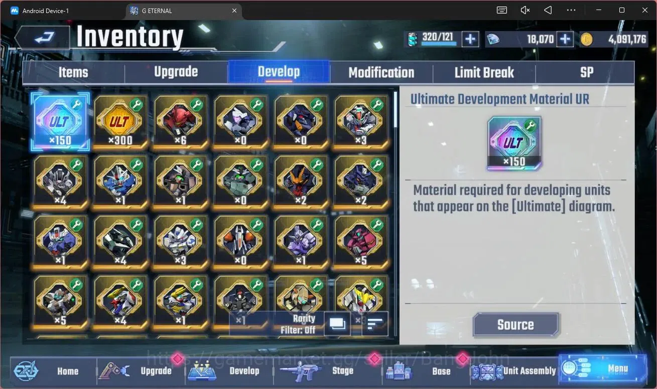 SD Gundam G Generation ETERNAL Accounts Global Rank 36|18K+ Diamond | 2 MLB Gundam AGE 1 N image 13