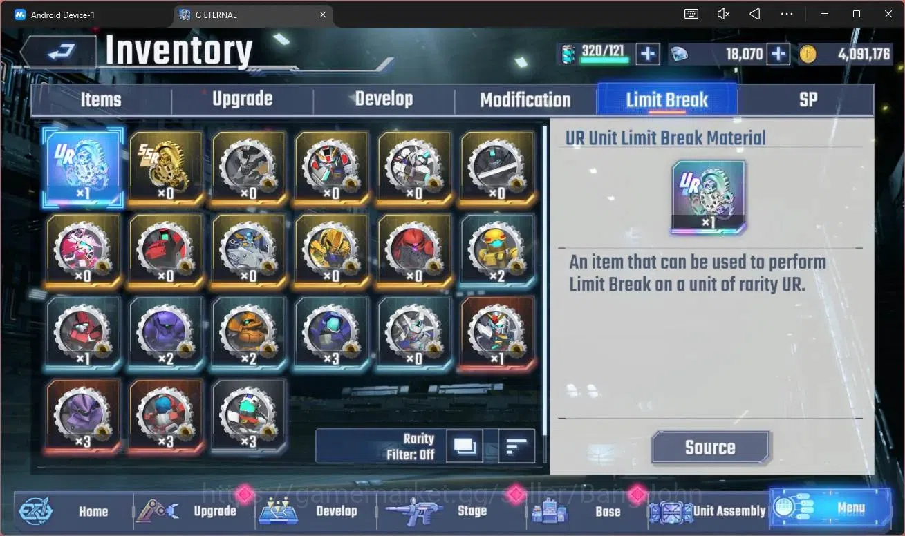 SD Gundam G Generation ETERNAL Accounts Global Rank 36|18K+ Diamond | 2 MLB Gundam AGE 1 N image 15