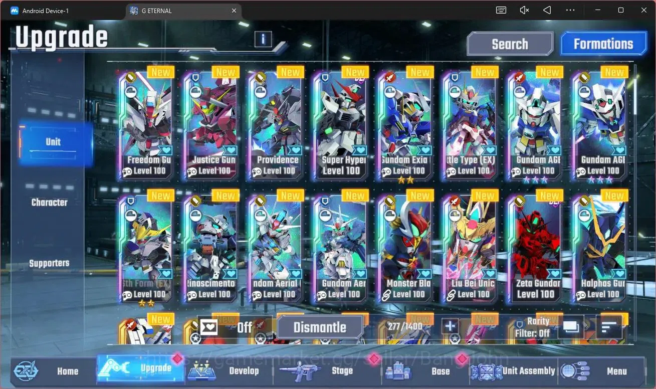 SD Gundam G Generation ETERNAL Accounts Global Rank 36|18K+ Diamond | 2 MLB Gundam AGE 1 N image 3