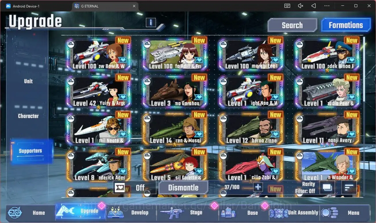 SD Gundam G Generation ETERNAL Accounts Global Rank 36|18K+ Diamond | 2 MLB Gundam AGE 1 N image 6