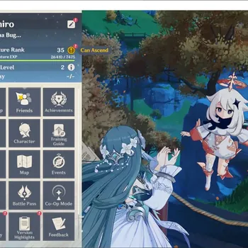 Genshin Impact Accounts Starter ASIA|AR 35|Fresh Starter 3 Limited (VODYANITSA,CLORINDDE) CHAR++|MC Male|Low Explore|Check