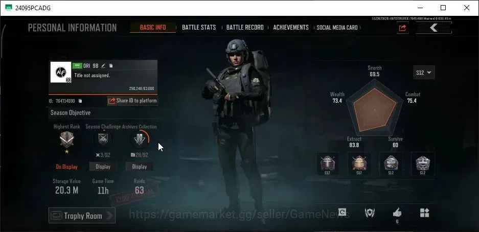 Arena Breakout Accounts MOBILE|Lvl 30|SV 20M|CV 12M|Wire Set|WP AR57,P AKM image 2