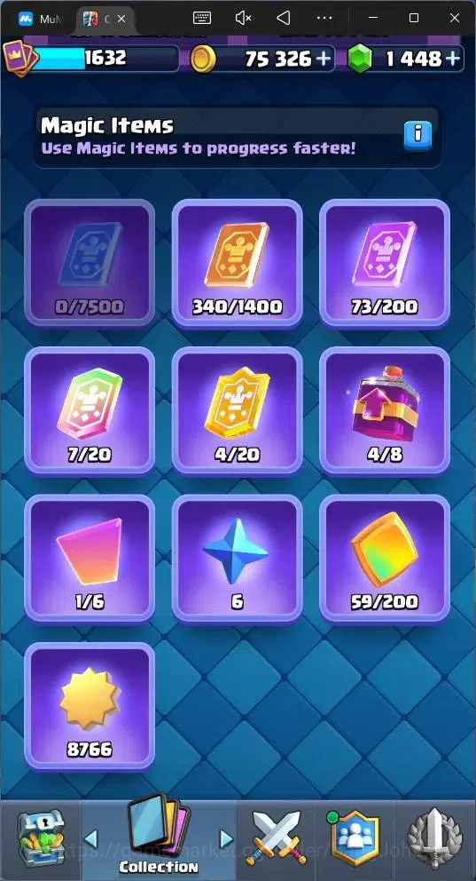 Clash Royale Accounts Global |CL 1632|KTL 15|Trophy 12500|121 Cards|4 Ma image 15