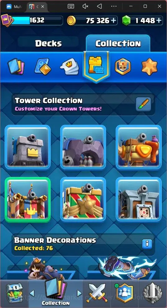 Clash Royale Accounts Global |CL 1632|KTL 15|Trophy 12500|121 Cards|4 Ma image 17