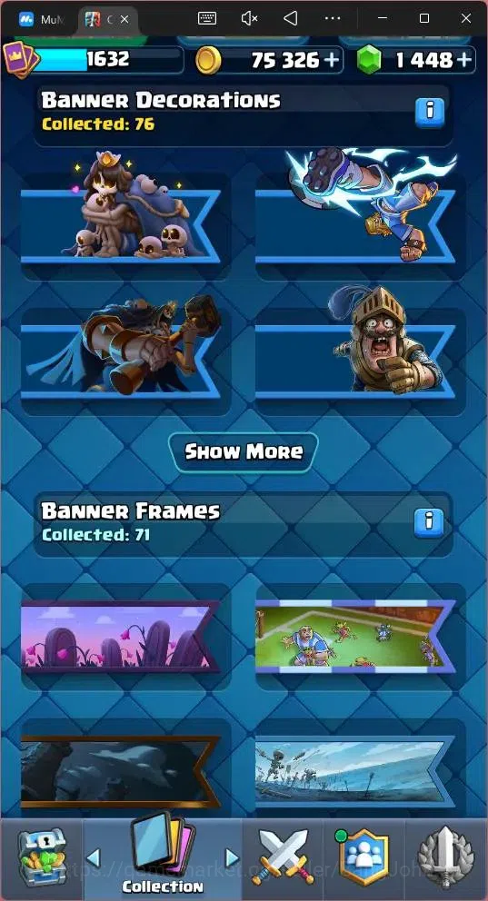 Clash Royale Accounts Global |CL 1632|KTL 15|Trophy 12500|121 Cards|4 Ma image 18