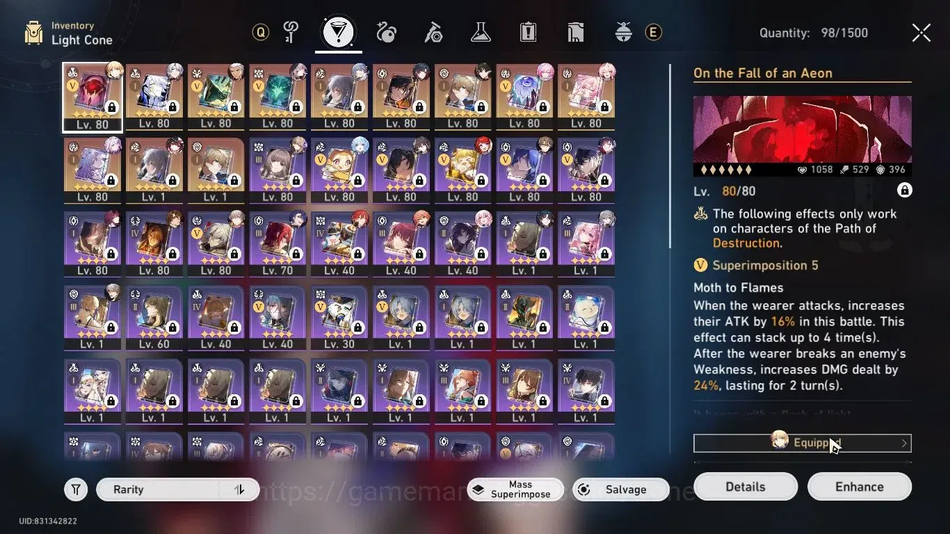Honkai Star Rail Accounts ASIA|TL70 Max|Kafka,Bronya E1,Welt E1,Bailu E1,Cla image 11