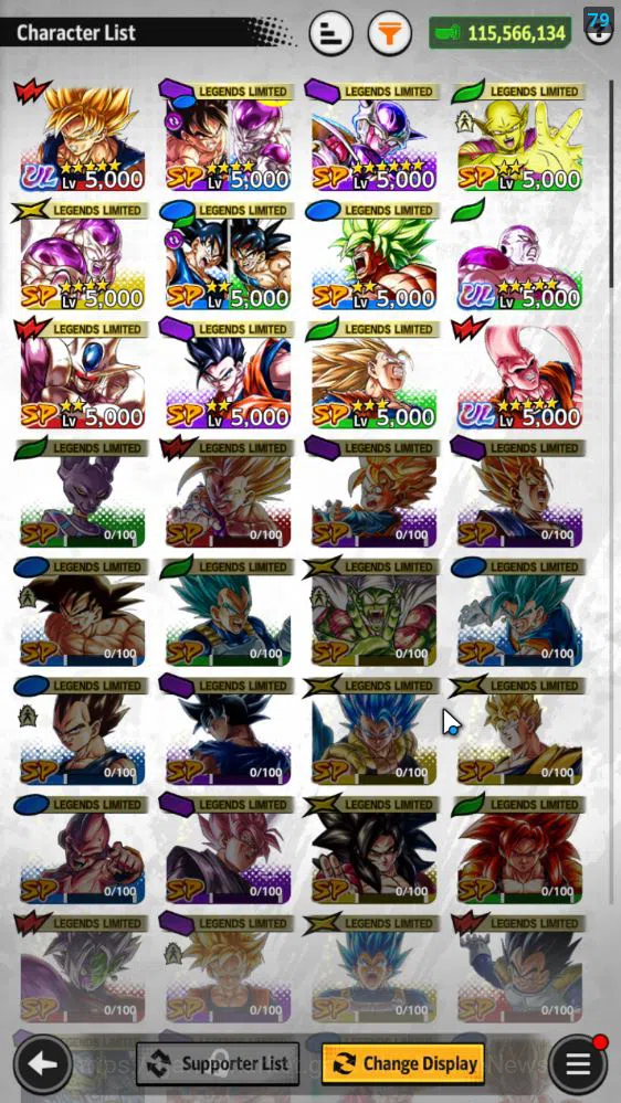 Dragon Ball Legends Accounts 115M Total Power|LV 149|3UL+9LL|SS Goklu(Red),FF F image 6