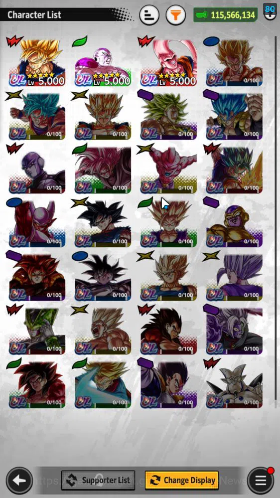 Dragon Ball Legends Accounts 115M Total Power|LV 149|3UL+9LL|SS Goklu(Red),FF F image 8