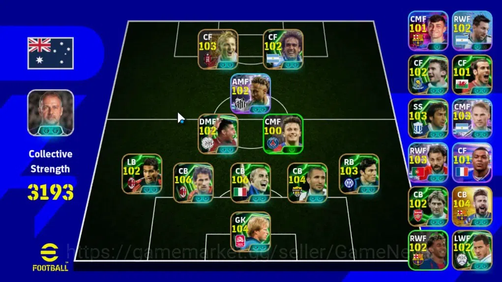eFootball Accounts Legends & Iconic Players Android|Big Time Nakamura,Epic Franco Baresi,Fabio Cannavaro,Chiellini,Oliver 1