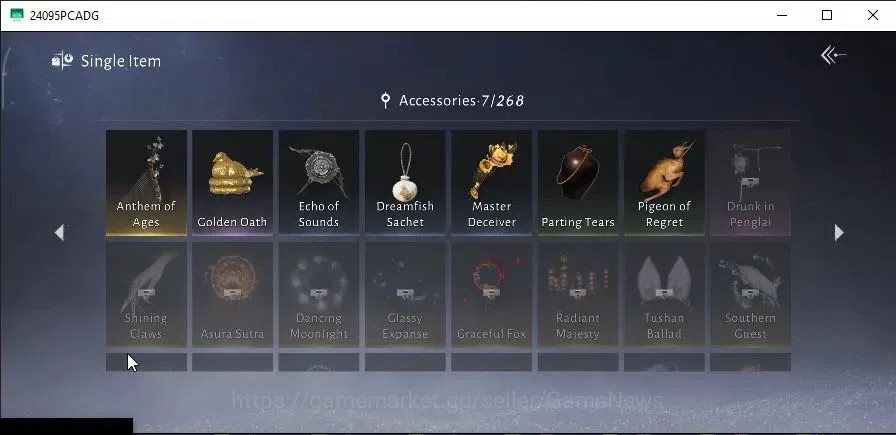 Where Winds Meet Accounts GLOBAL|Lv 5|GS 3682|1 Harmonic Core|Nameless Sword image 15