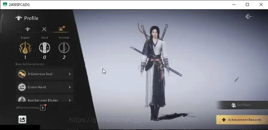 Where Winds Meet Accounts GLOBAL|Lv 5|GS 3682|1 Harmonic Core|Nameless Sword image 4
