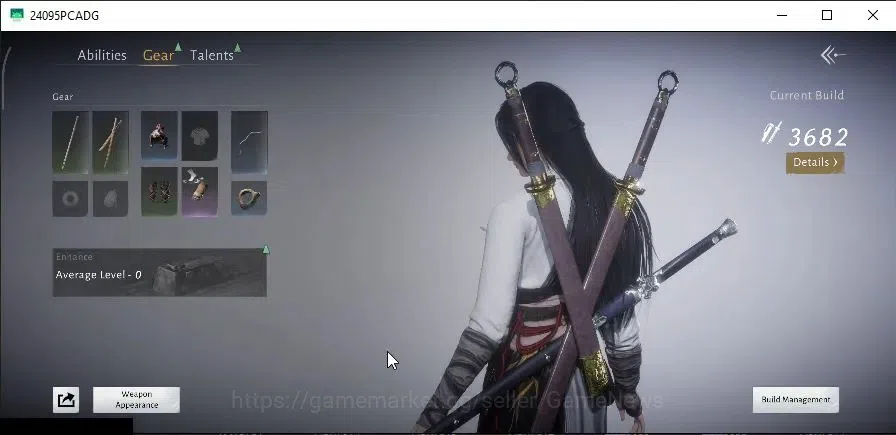 Where Winds Meet Accounts GLOBAL|Lv 5|GS 3682|1 Harmonic Core|Nameless Sword image 6