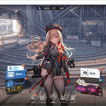 Goddess of Victory: Nikke Accounts Others GLOBAL|45K Gems|Ready Gacha 100 Recruit Voucher & 122 Adv. Recruit Voucher|Sync Lv