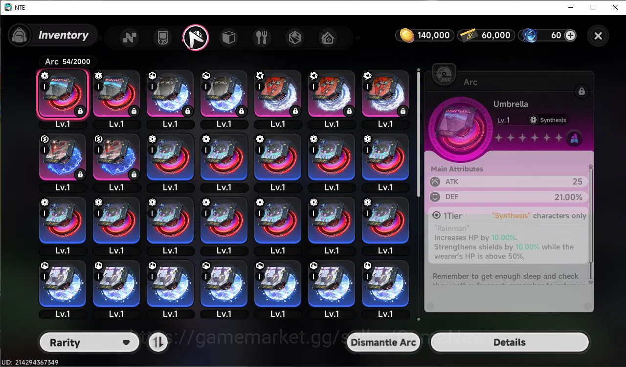 Neverness to Everness Accounts GLOBAL EU |HL 3| 1 SSR Jiuyuwan + Phoenix Kick Nan image 6