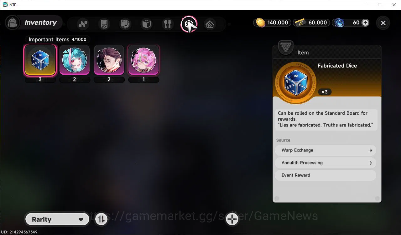Neverness to Everness Accounts GLOBAL EU |HL 3| 1 SSR Jiuyuwan + Phoenix Kick Nan image 7