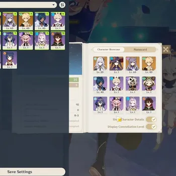 Genshin Impact Accounts Mid Game Asia|AR 35|1 Limited (Skirk) + 2 Std (Keqing,Mona)|Low Main Quest & Map Explore|All