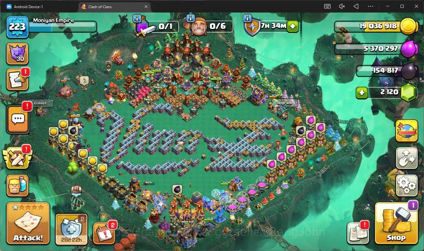 Clash of Clans Accounts Global | TH18-BH10|LVL 223|HH11|BK73,AQ75,GW71,RC4 image 17