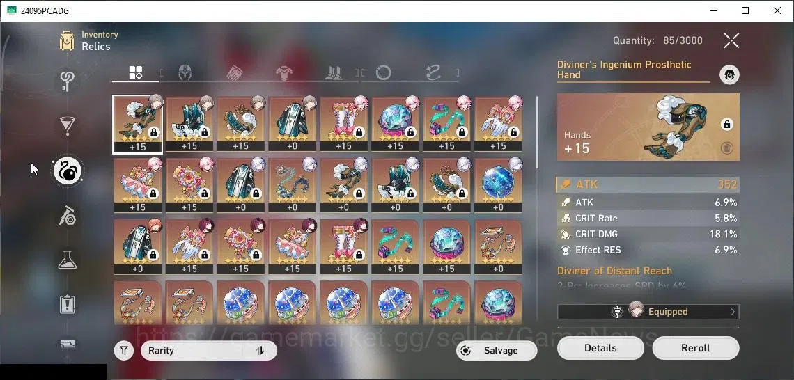 Honkai Star Rail Accounts Asia|TL 47|6 Limited|Evanescia E1+Sign,Yao Guang,H image 8