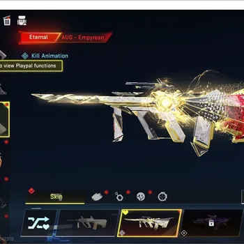 Blood Strike Accounts Collab Skin ASIA|2 ETERNAL: AUG-Empyrean Lv5,MP7-Tidesong|2 OPM|10 STRIKER SKIN|1 Limited|2 Ultra