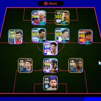eFootball Accounts Legends & Iconic Players Android|Power 3052|7 Show Time Hugo Ekitike,Lionel Messi,Lamine Yamal,Ibrahim