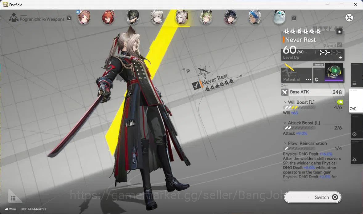 Arknights: Endfield Accounts ASIA | LVL 56, Tantang p1 Sign, Rossi, Ardelia p2  image 13