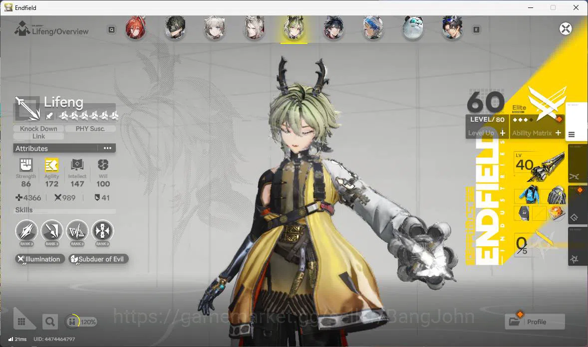 Arknights: Endfield Accounts ASIA | LVL 56, Tantang p1 Sign, Rossi, Ardelia p2  image 14