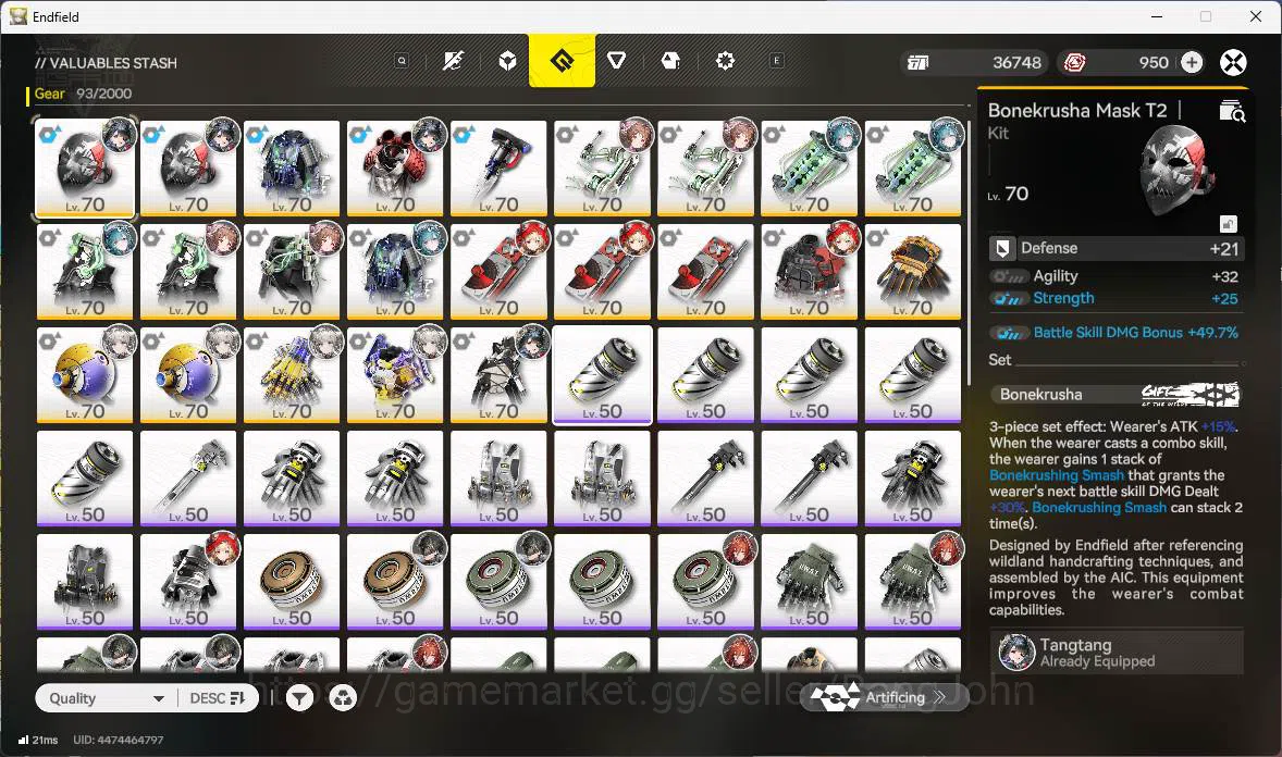 Arknights: Endfield Accounts ASIA | LVL 56, Tantang p1 Sign, Rossi, Ardelia p2  image 17