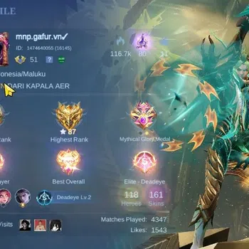 Mobile Legends: Bang Bang Accounts Collector Hero 118|Skin 161|Prime Granger,M5 Yu Zhong,SpongeB