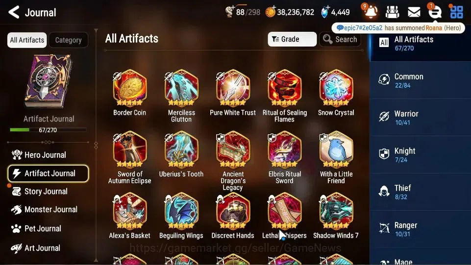 Epic Seven Accounts ASIA Unverif|7 ML(BArunka,BYSHwayoung,LW Peira,Etc image 9