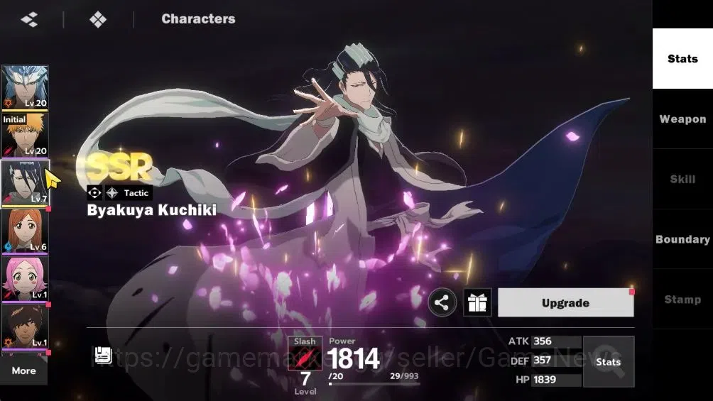 BLEACH: Soul Resonance Accounts Nuverse SEA|Lvl 5|2 SSR| Grimmjow - Resurreccion,  image 2