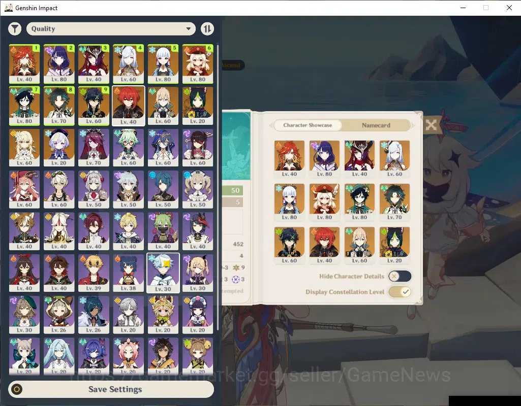 Genshin Impact Accounts Asia|AR 50|9 Limited + 2(*5Weapon) |Mavuika,Raiden image 1