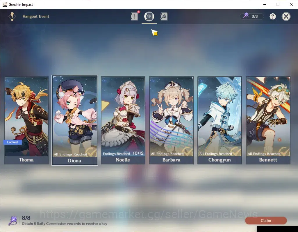 Genshin Impact Accounts Asia|AR 50|9 Limited + 2(*5Weapon) |Mavuika,Raiden image 18