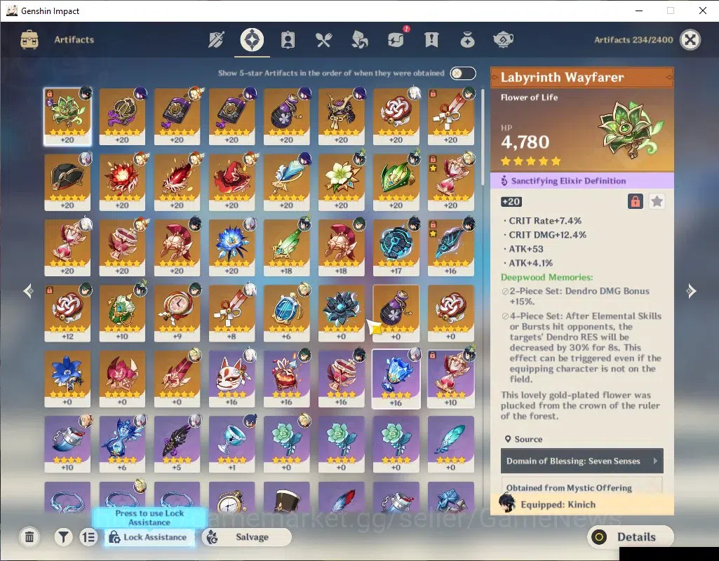 Genshin Impact Accounts Asia|AR 50|9 Limited + 2(*5Weapon) |Mavuika,Raiden image 5