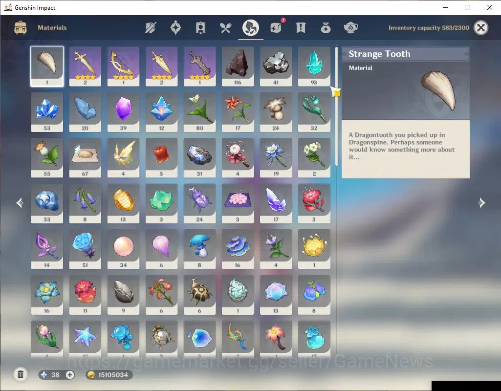 Genshin Impact Accounts Asia|AR 50|9 Limited + 2(*5Weapon) |Mavuika,Raiden image 7