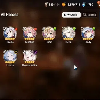 Epic Seven Accounts Starter Global|Unverif|Starter New Era|2 ML(Lisette,Abyssal Yufine)|Theater Untouch|PoH+Bless