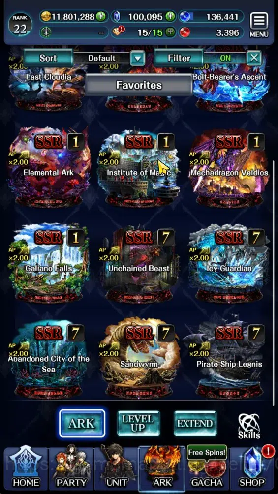 Last Cloudia Accounts Endgame GLOBAL|Rank 22|100k Crystal|Collab BF(G Tilith,FG Vargas)|TopTierUnit(Telestio,G Lilaha,PGT 10