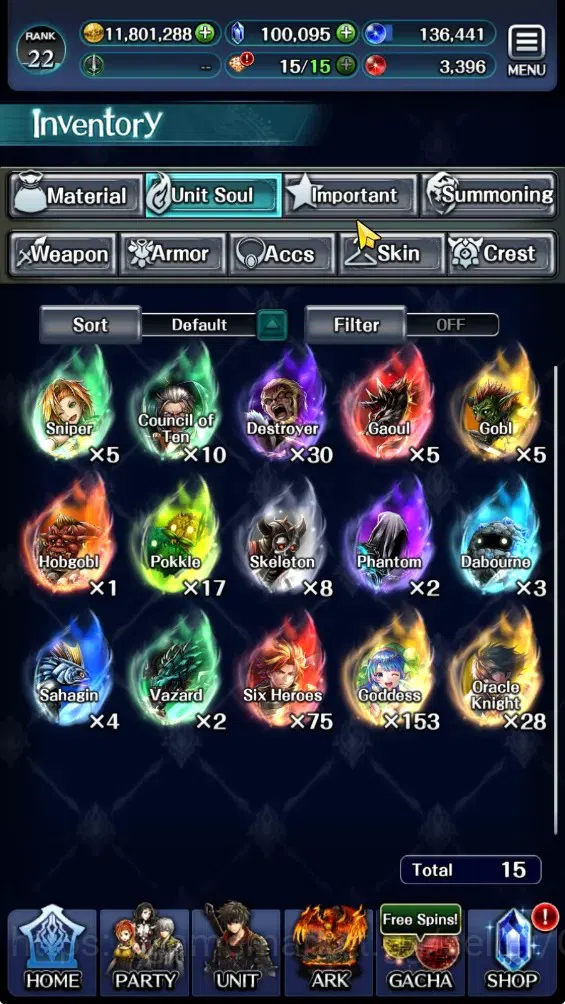 Last Cloudia Accounts Endgame GLOBAL|Rank 22|100k Crystal|Collab BF(G Tilith,FG Vargas)|TopTierUnit(Telestio,G Lilaha,PGT 17
