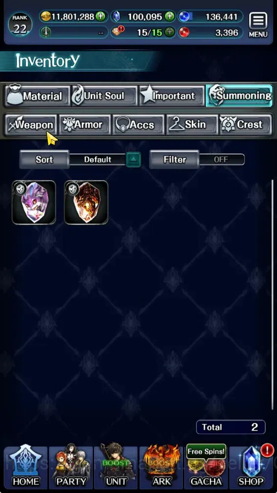 Last Cloudia Accounts Endgame GLOBAL|Rank 22|100k Crystal|Collab BF(G Tilith,FG Vargas)|TopTierUnit(Telestio,G Lilaha,PGT 19