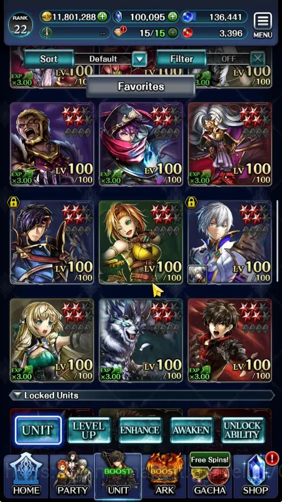 Last Cloudia Accounts Endgame GLOBAL|Rank 22|100k Crystal|Collab BF(G Tilith,FG Vargas)|TopTierUnit(Telestio,G Lilaha,PGT 2