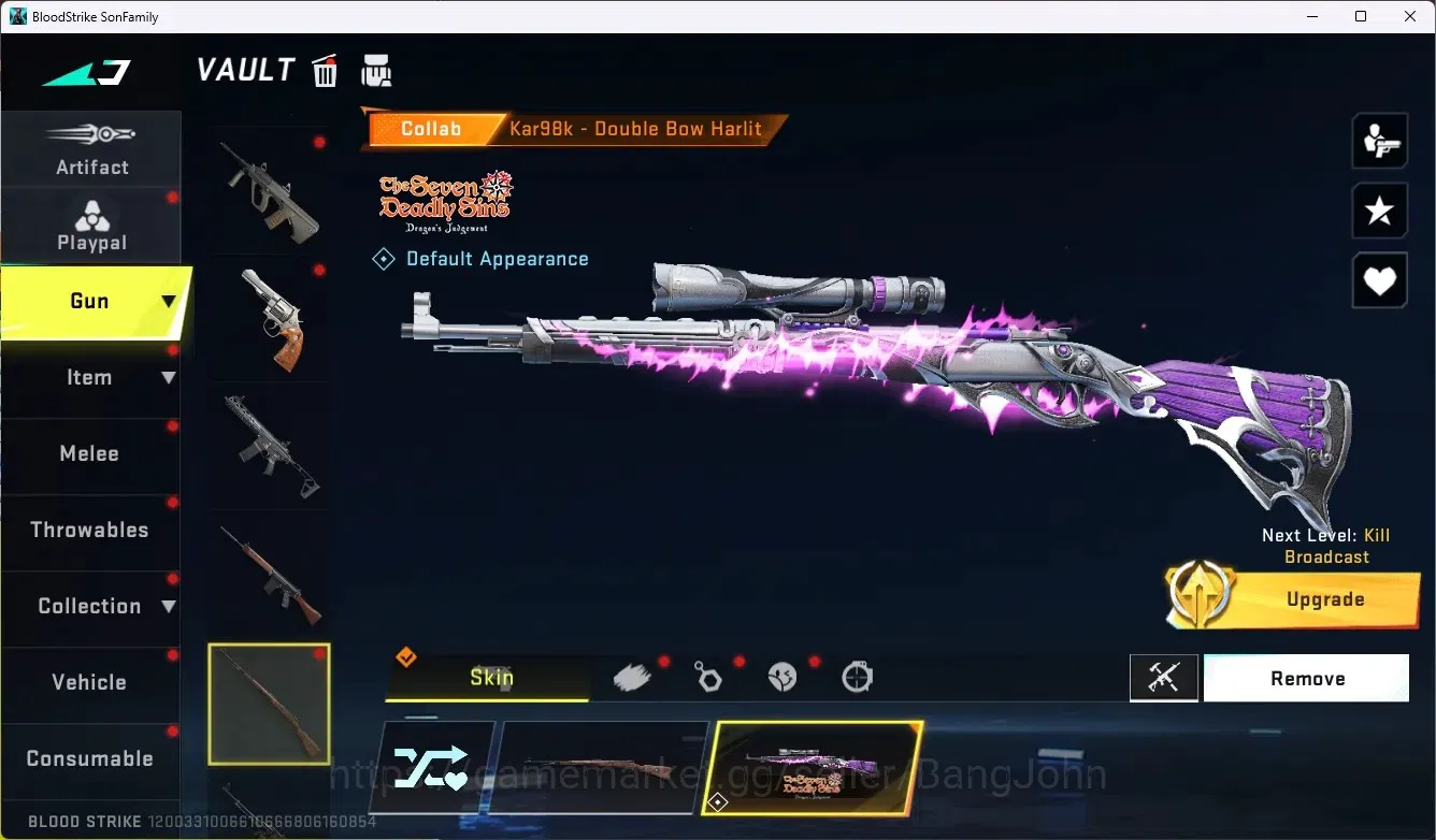 Blood Strike Accounts ASIA |Ultra Talon Knife-Sanctum {Melee}|2 Collab G image 3