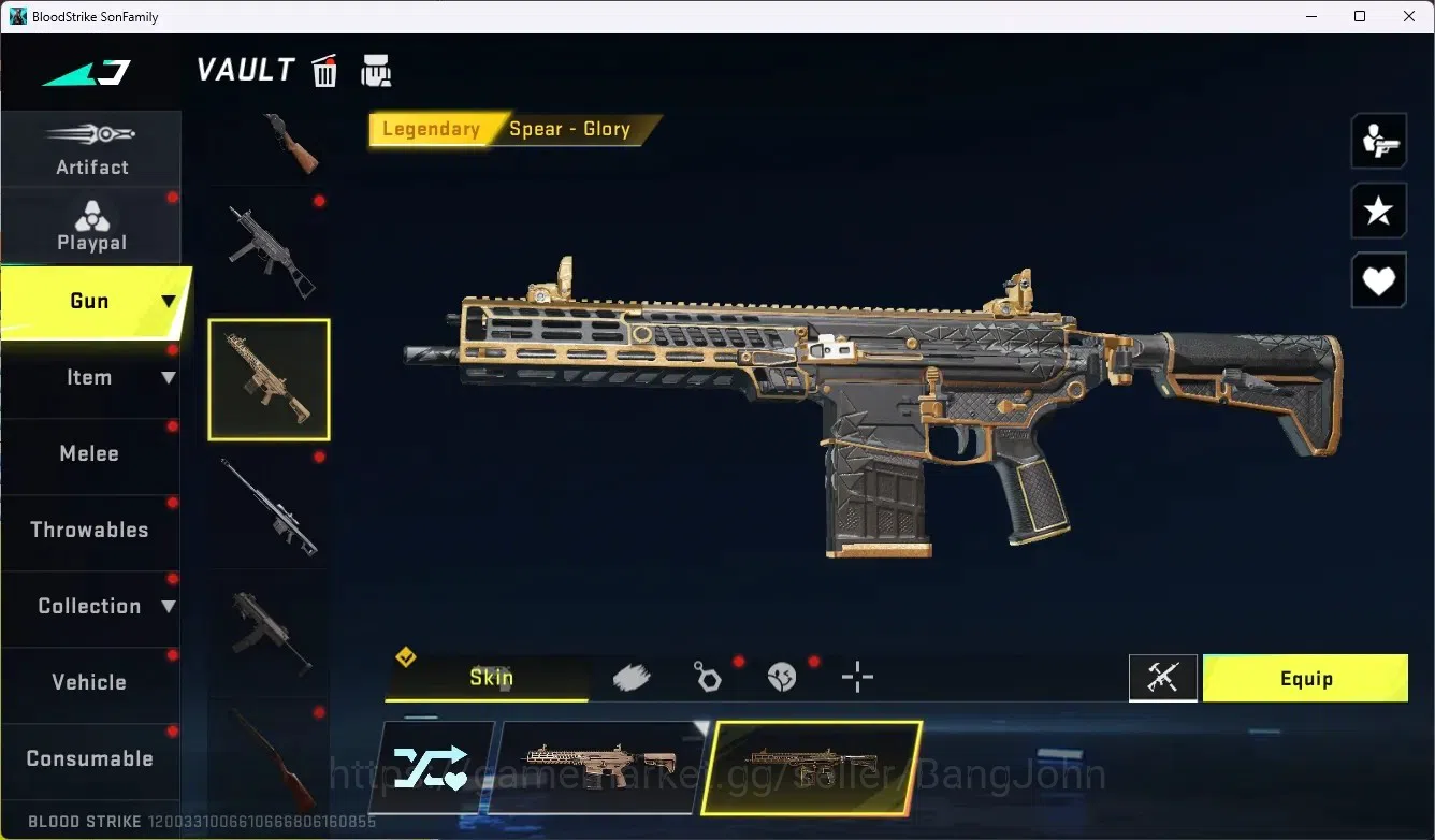 Blood Strike Accounts ASIA |Ultra Talon Knife-Sanctum {Melee}|2 Collab G image 8