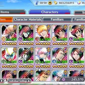Bleach: Brave Souls Accounts Starter GLOBAL|30k Orb|Fresh Side Story|TYBW26 Genryusai,11th Aizen,Ulquiora,Duo New